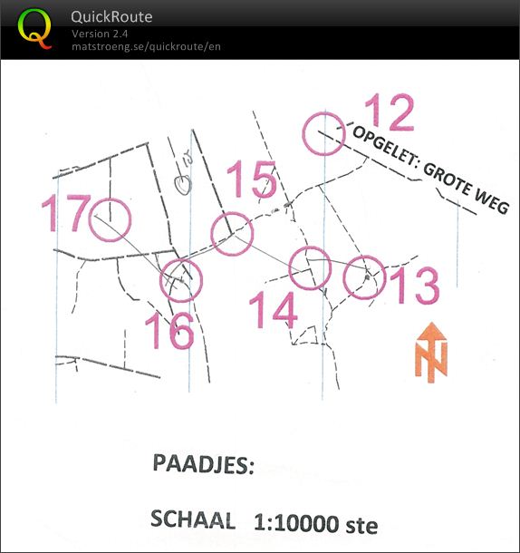 WOR3 : Woudlopers Orienteering Run 2013 6/10 (14/12/2013)