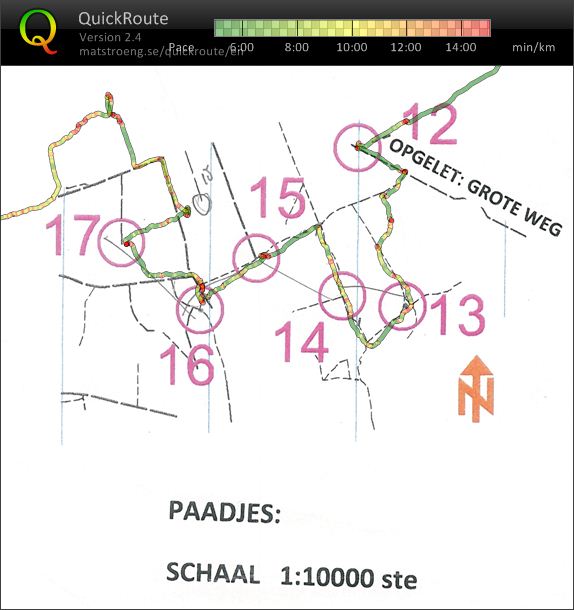 WOR3 : Woudlopers Orienteering Run 2013 6/10 (14.12.2013)