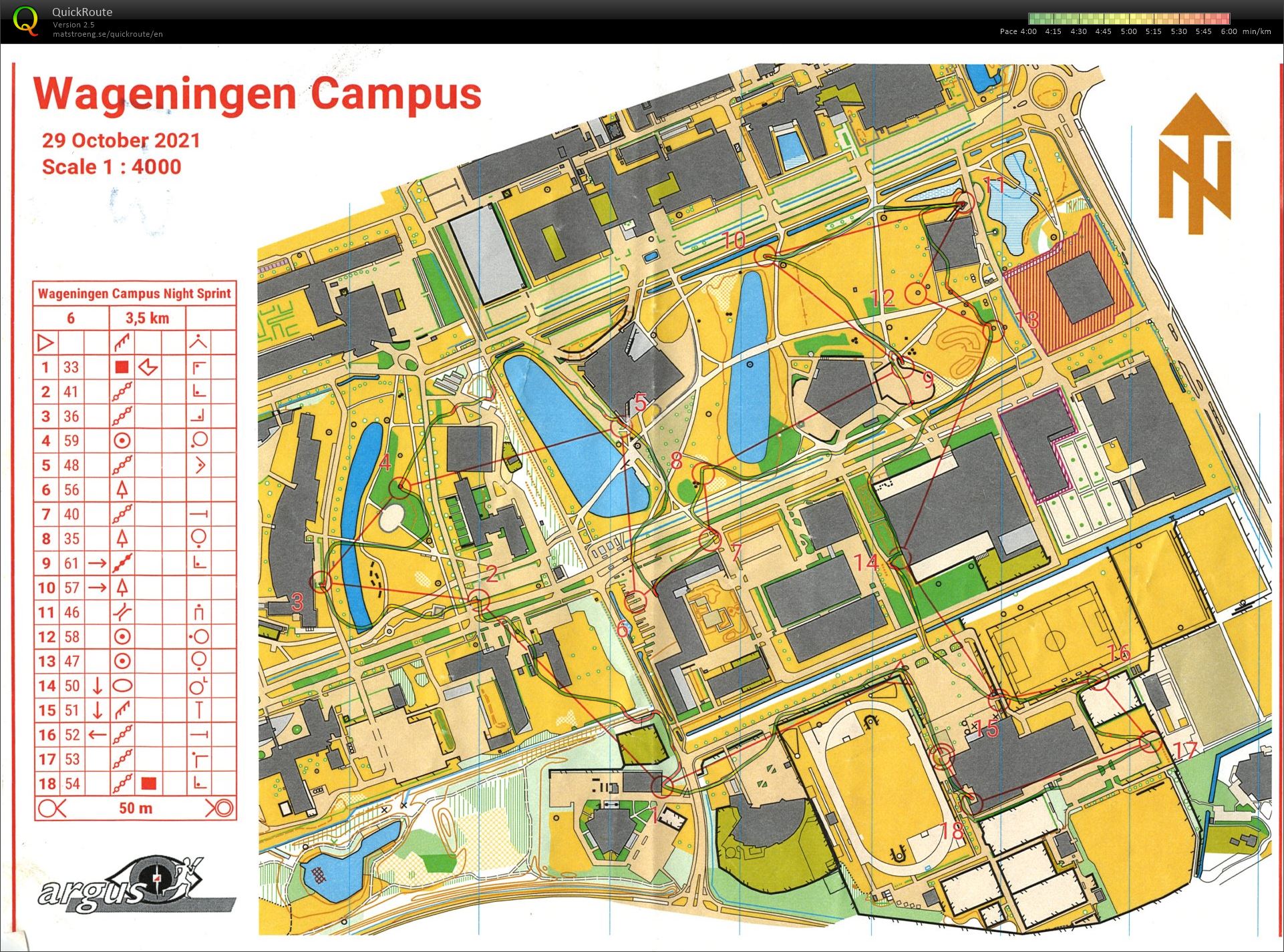 Night-relay Wageningen Campus (2021-10-29)