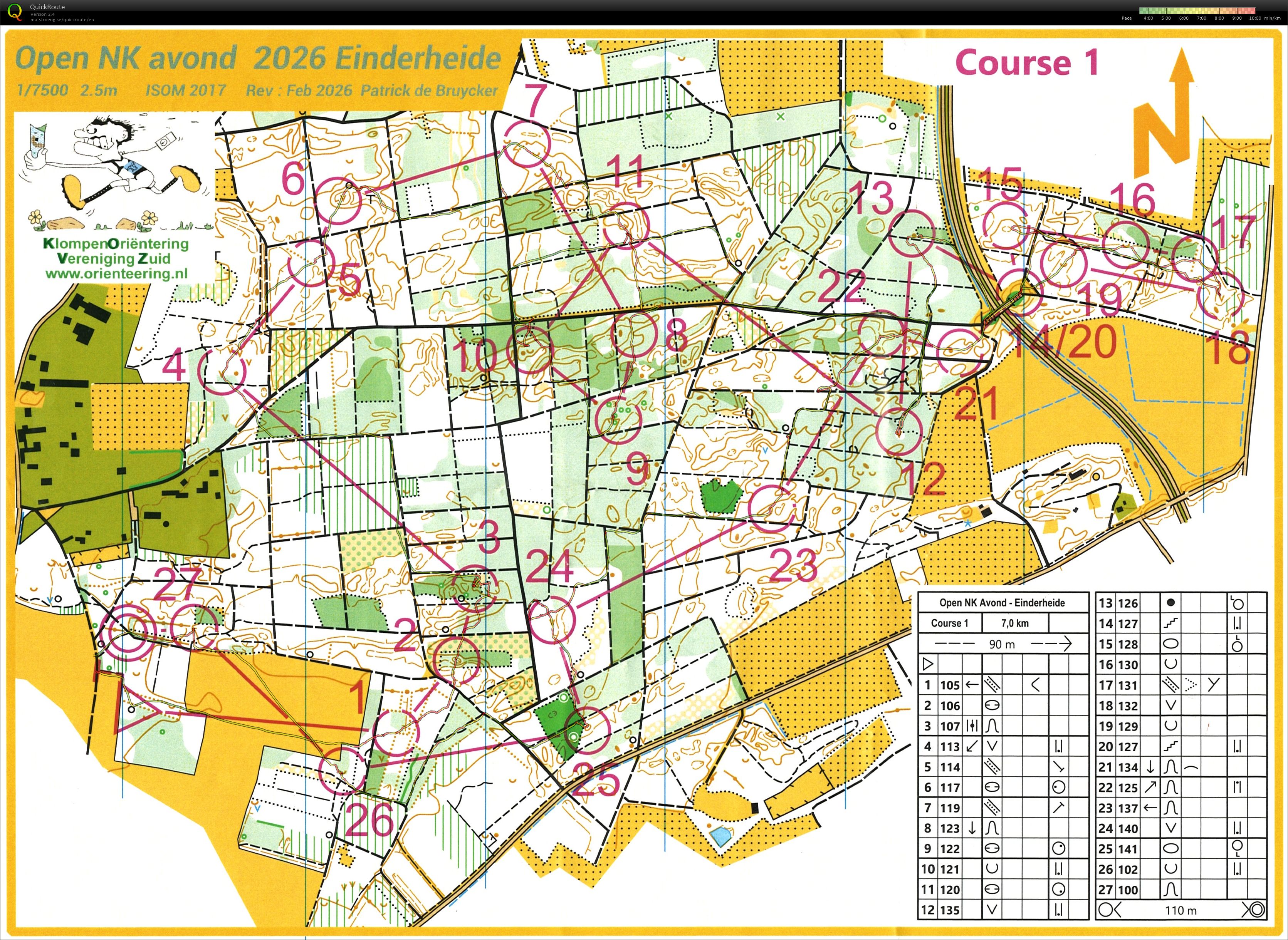 Nacht-OL Einderheide (06/03/2026)